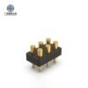 Spring Loaded Brass 6-Pin Double Row Pogo Pin Spring Needle Connector 2A Male/Female PCB