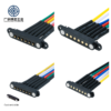 2A Waterproof Magnetic Pogo Pin Connector 2 3 4 5 6 7 8 Male Female 2.54 MM Pogo Pin Magnetic Charging Cable
