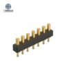 Factory Wholesale Brass Spring Loaded Contact Pogo Pin Double Row 8 Pin 2A Male/Female PCB Connector Modular