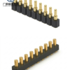 9单 OEM ODM Spring Loaded Connector Pogo Pin 2.54mm Pitch Single Row 9 PIN Vertical Male Female Pin Header Connector
