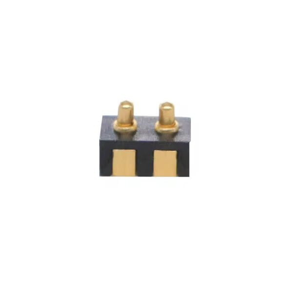 SMD Right Angle Male Female Brass Pin Adapter 2pin 2.54mm Pitch Side Flat Soldering Spring Loaded Pogo Pin