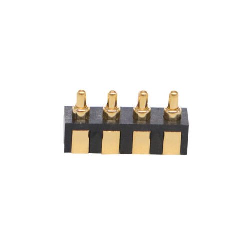 Quality Choice Brass Contact 2.54mm Pitch 12V 1-3A Cost-Effective Easy Installation 4pin Pogo Pin Connector