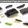 5Pin Right Angle Design Durable Brass 4.0Mm Pitch Reliability Highlighting Female Various Applications Emphasizing Pogo Pin Connector