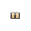 SMD Right Angle Male Female Brass Pin Adapter 2pin 2.54mm Pitch Side Flat Soldering Spring Loaded Pogo Pin