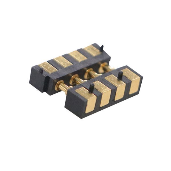Quality Choice Brass Contact 2.54mm Pitch 12V 1-3A Cost-Effective Easy Installation 4pin Pogo Pin Connector