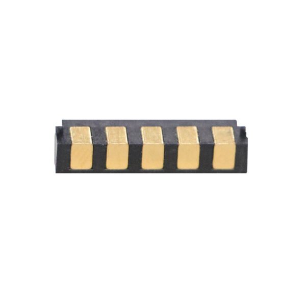 5Pin Side-Mounted Brass Pogo Pin Connector 2.54mm Pitch 12V Rated Versatile Configurations for Streamlined Assembly Multiple