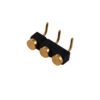 Main-04 Custom PCB Board Spring Target Pins Connector 2pin 3pin 4pin 5pin Flat Through Holes Right-Angle Pogo Pin Connector