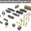 5Pin Right Angle Design Durable Brass 4.0Mm Pitch Reliability Highlighting Female Various Applications Emphasizing Pogo Pin Connector