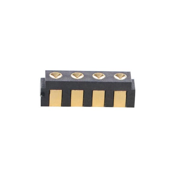Quality Choice Brass Contact 2.54mm Pitch 12V 1-3A Cost-Effective Easy Installation 4pin Pogo Pin Connector