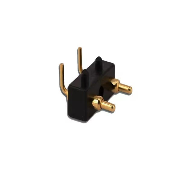 Main-05 Custom PCB Board Spring Target Pins Connector 2pin 3pin 4pin 5pin Flat Through Holes Right-Angle Pogo Pin Connector