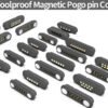 3.5mm Pitch Brass Contact Right Angle 3pin Pogo Pin Connector with Male/Female Terminals for Wearable Charging Power Applications
