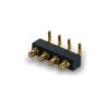 Main-06 Custom PCB Board Spring Target Pins Connector 2pin 3pin 4pin 5pin Flat Through Holes Right-Angle Pogo Pin Connector