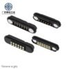 凹12 2.54 MM Pitch Male Female Spring Loaded Pogo Pin Magnetic Connector 2 3 4 5 6 9 10 12Pin Waterproof Magnetic Pogo Pin Connector