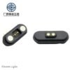 OEM ODM Factory Wholesale Strong Magnetic 2pin Pogo Pin Charge Single Row Magnetic Pogo Pin Connector