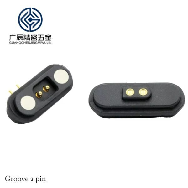 OEM ODM Factory Wholesale Strong Magnetic 2pin Pogo Pin Charge Single Row Magnetic Pogo Pin Connector