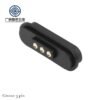 Precision Mounting Holes Environmentally Friendly User-Friendly Design 3 Pin Brass 12V Magnetic Pogo Pin Connector for Wearable