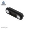 Precision Mounting Holes Environmentally Friendly User-Friendly Design 3 Pin Brass 12V Magnetic Pogo Pin Connector for Wearable