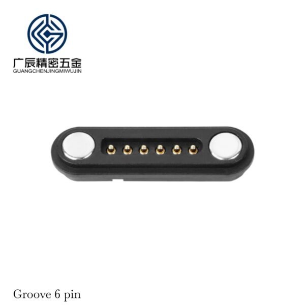 OEM ODM High Efficiency Durable Brass 6PIN 12V Male/Female Terminal Components Featuring Innovative Solutions Magnetic Pogo Pin