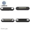 2.3Mm Pitch Brass 7Pin Magnetic Pogo Pin Connector 12V 2A Rated Current Male/Female Terminals for Wearable Charging Applications