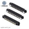 2.3Mm Pitch Brass 7Pin Magnetic Pogo Pin Connector 12V 2A Rated Current Male/Female Terminals for Wearable Charging Applications